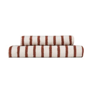 Hie Everyday Stripe hndklde - Terracotta