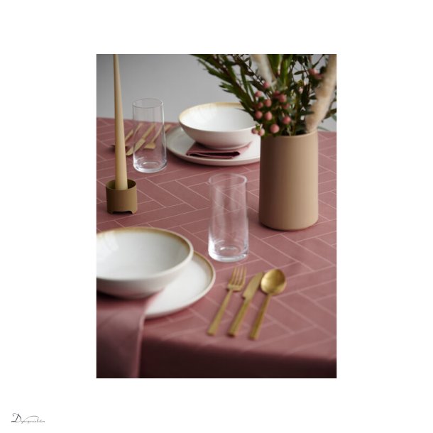 Sdahl Tiles Damask dug - Old Rose