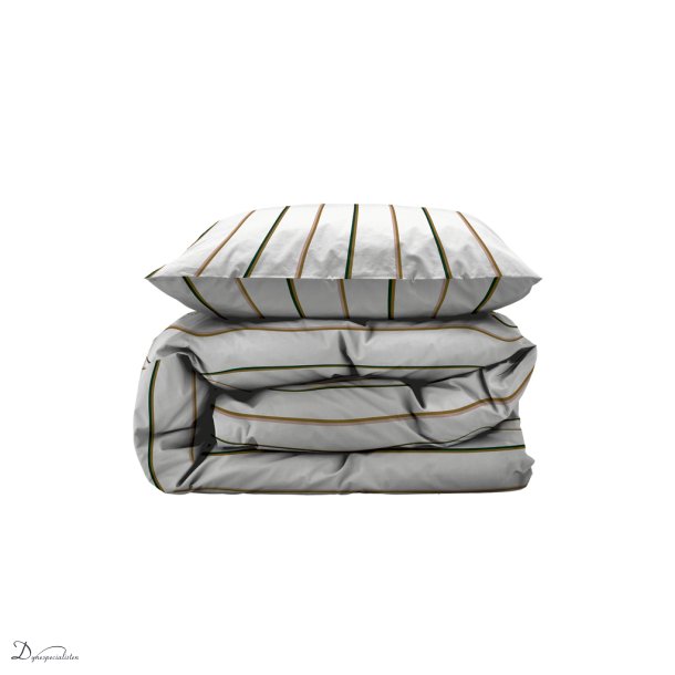 Sdahl Stripe sengetj - White