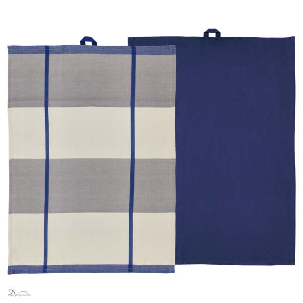 Sdahl Blocks Viskestykke 2-pak - Bl 50x70
