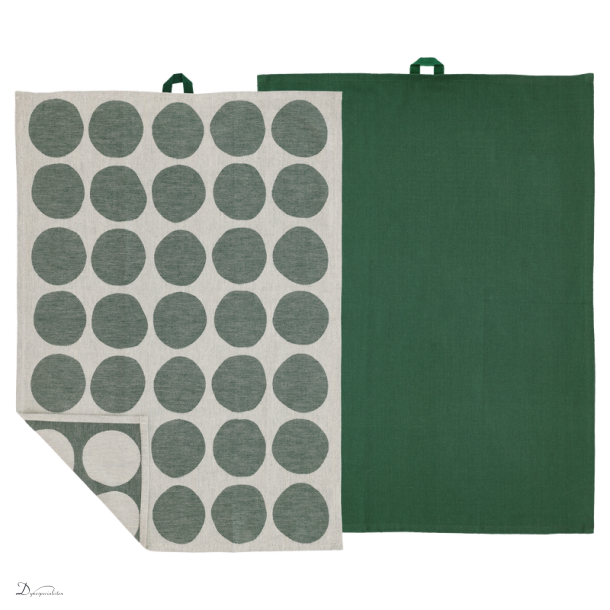 Sdahl Bubbles Viskestykke 2-pak - Grn 50x70