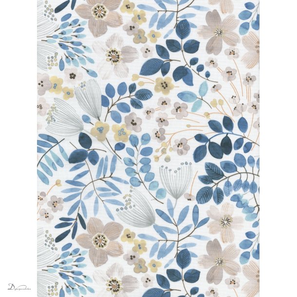 Engholm Voksdug - Wild Flower Blue 
