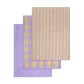 Engholm Viskestykker 3 stk. - Lilla