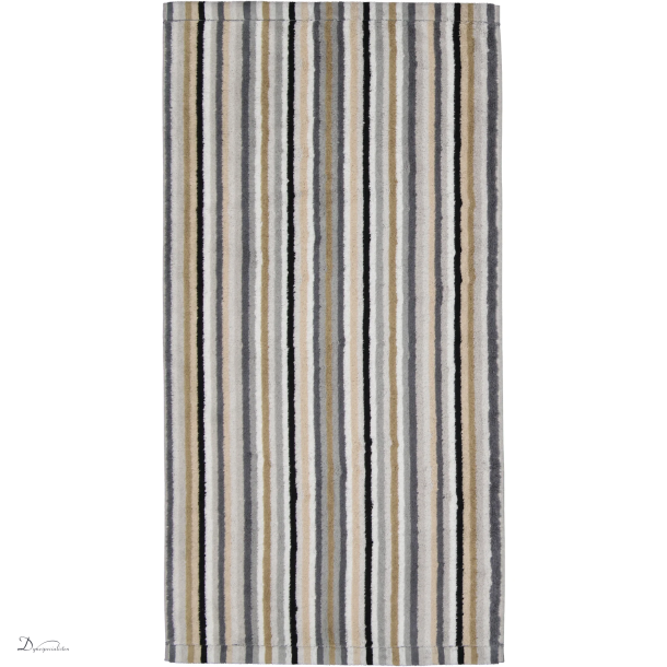 Cawö Badehåndklæde Lifestyle Uni - Natur Stribet 70x140 