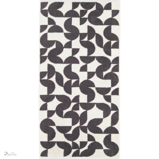 Caw Studio Graphic Badehndklde - Antracit 70x140 