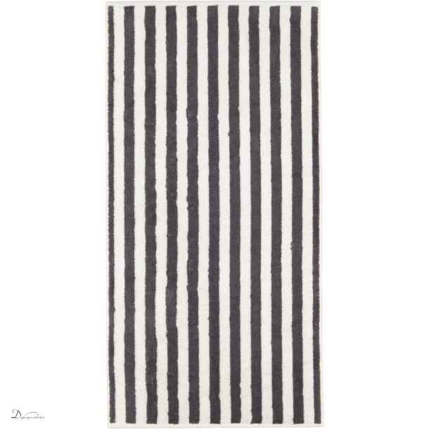 Caw Studio Stripes Badehndklde - Antracit 70x140