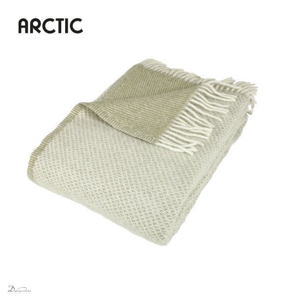 Arctic Diamond uldplaid - Olive