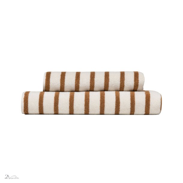 Hie Everyday Stripe hndklde - Okker