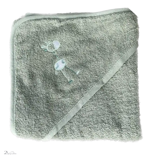 Nrgaard Madsen Badeslag Grn m/ Giraf 80x80