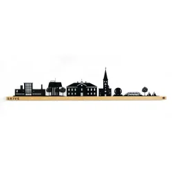Skive Skyline - Sort