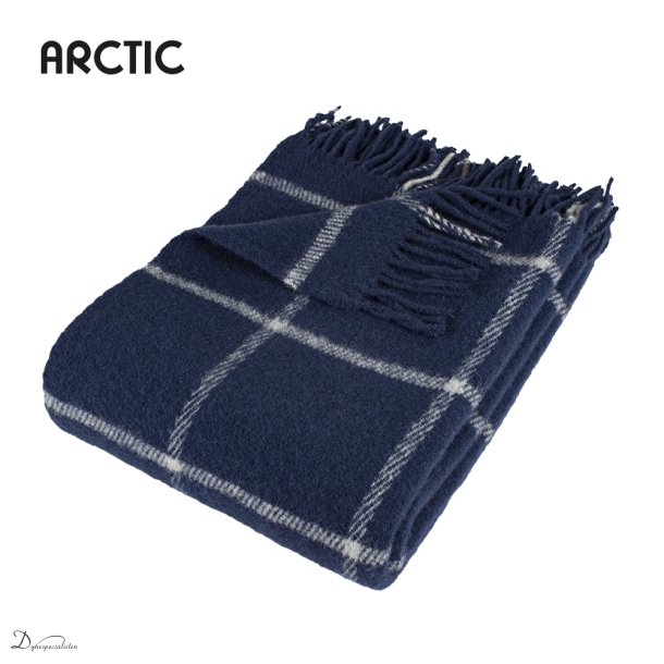 Arctic Thor uldplaid - Royal Blue
