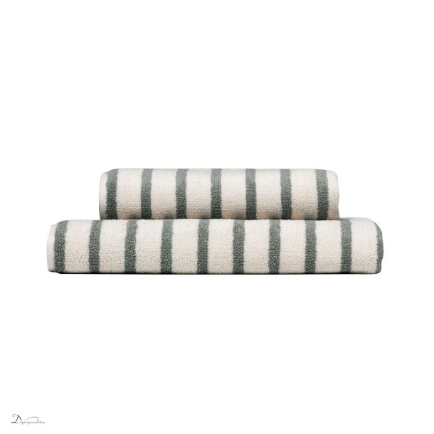 Hie Everyday Stripe hndklde - Nordisk Grn