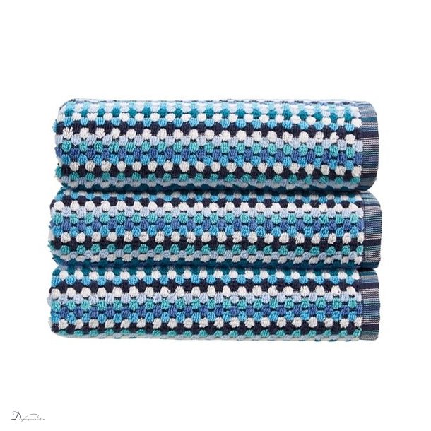 Carnaby Stripe hndklde - Blue